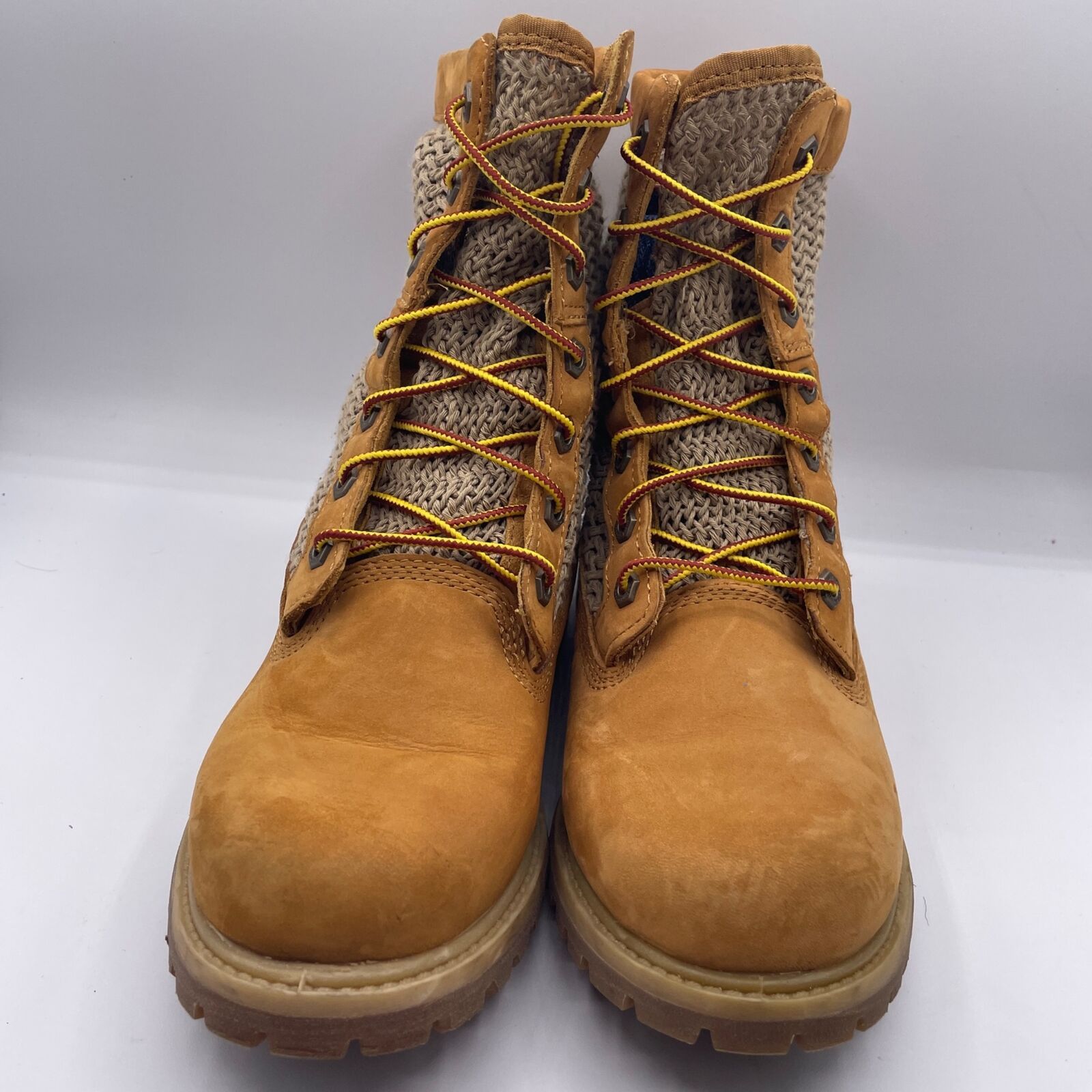 Timberland Timberland Crochet Hi Open Weave Knit Tan Boots Womens 8.5 Size US 8.5 / IT 38.5 - 8 Thumbnail