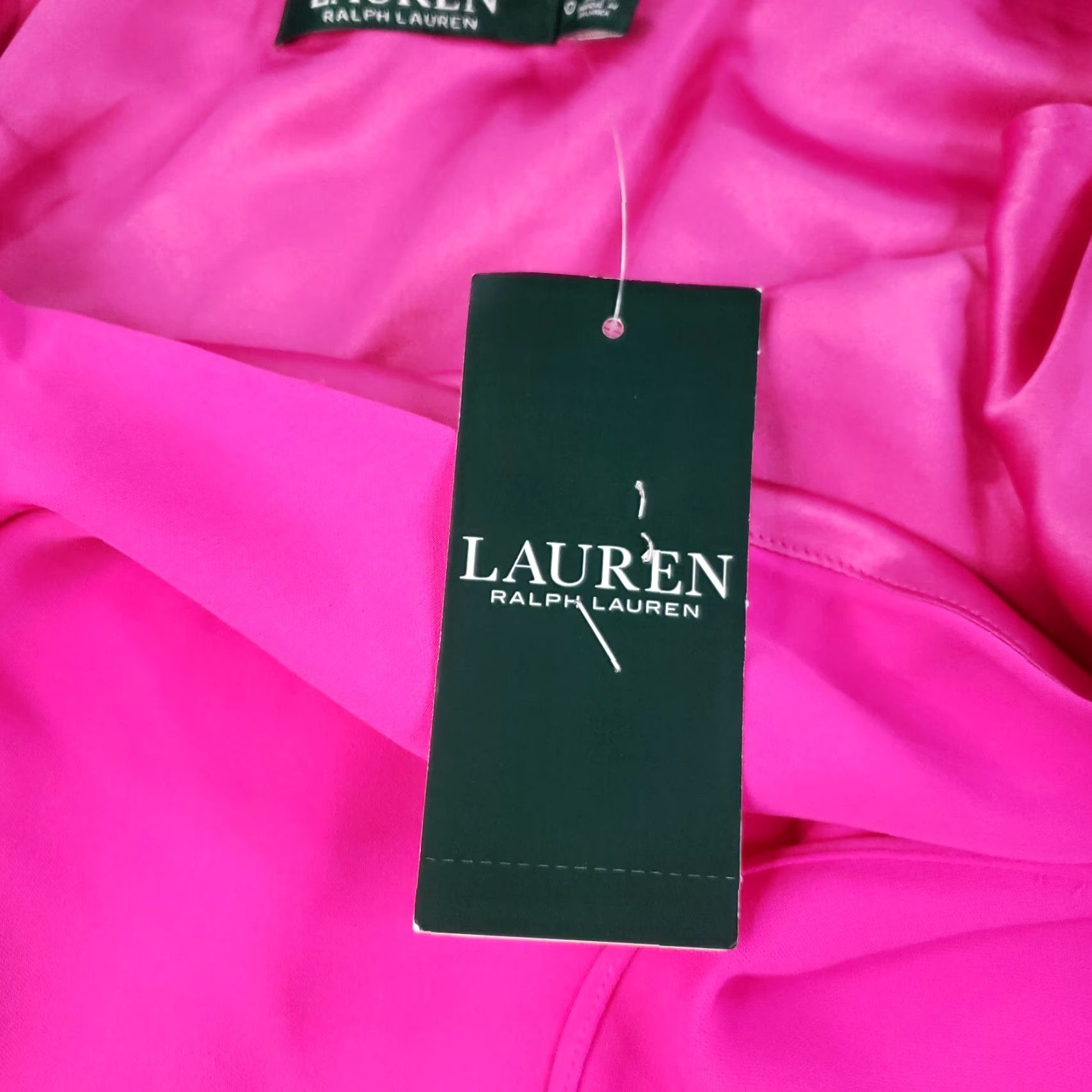 Ralph Lauren Lauren Ralph Lauren Dress Women Size 0 Pink One Shoulder Short Lined Black Label Dress Size 25" / US 0 / IT 36 - 7 Thumbnail