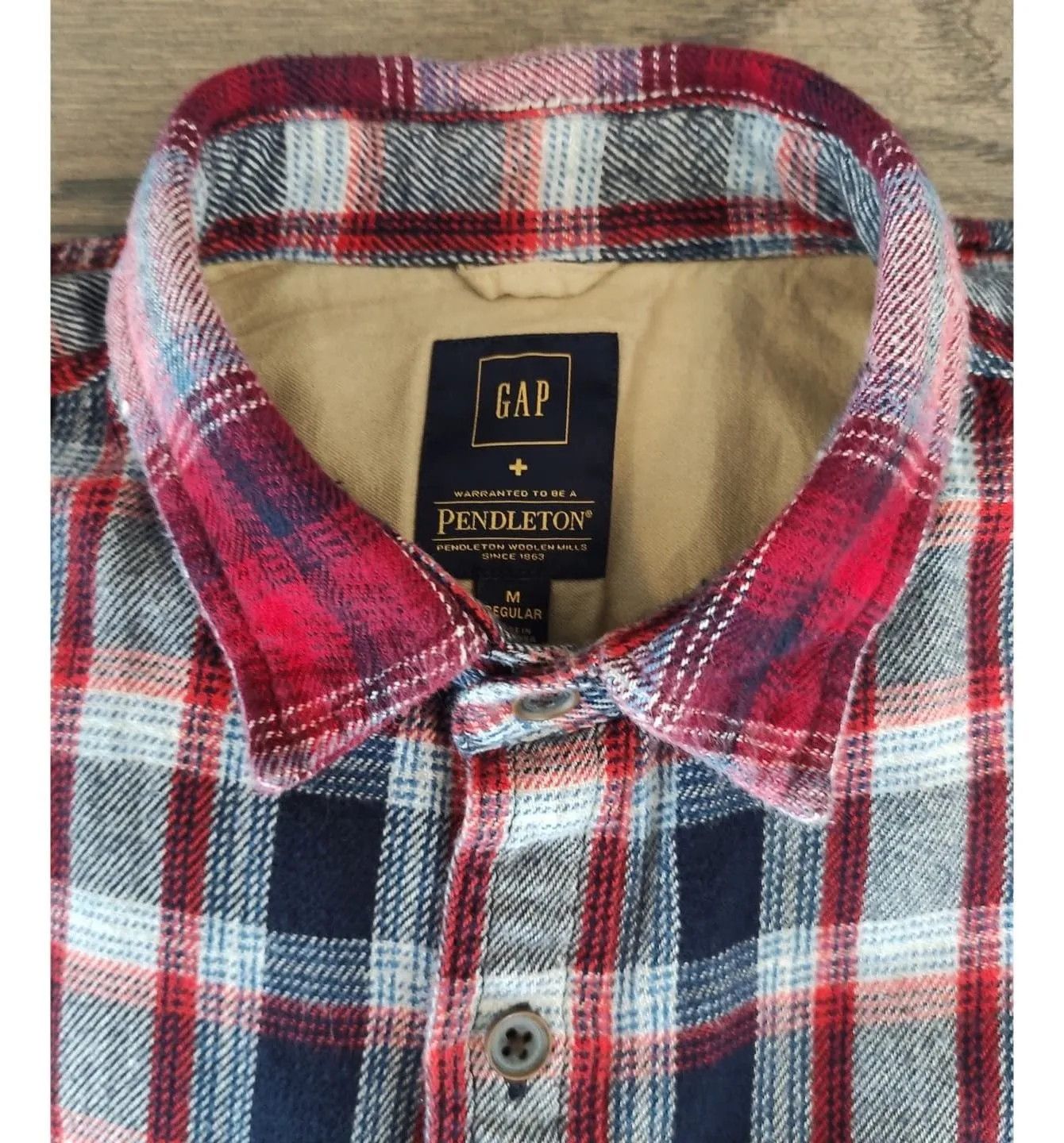 Gap GAP x PENDLETON Custom flannel shirt-Fashionella Size US M / EU 48-50 / 2 - 5 Thumbnail