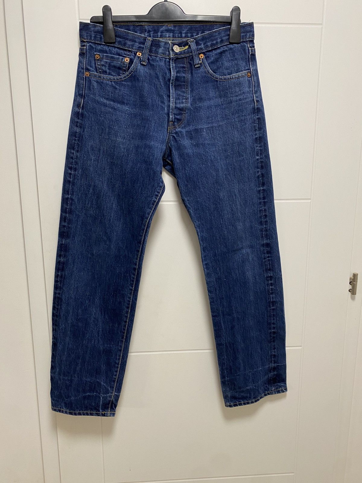 Levi's Vintage Clothing Levi’s jeans big E USA Japan selvedge 501-0657 501z 501xx Size US 32 / EU 48 - 13 Thumbnail