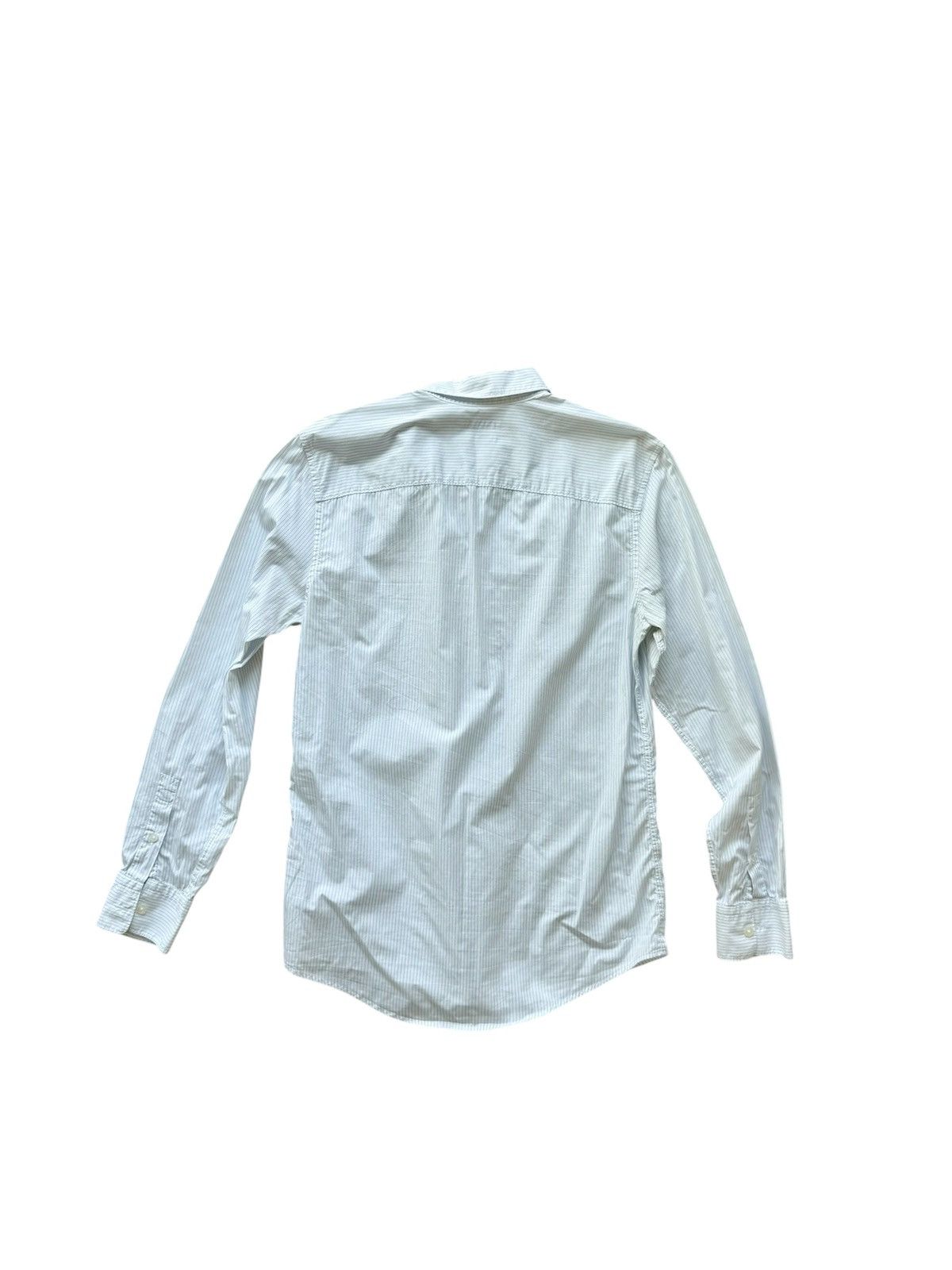 Zara Zara Man Slim Fit Striped Dressy Shirt, Light Blue, Size M Size US M / EU 48-50 / 2 - 5 Thumbnail