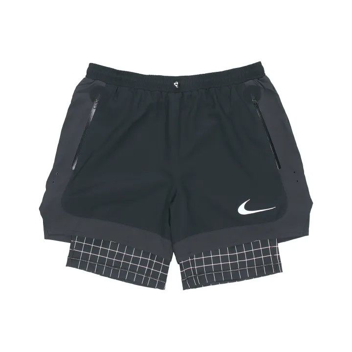 Off-White Nike x OFF-WHITE Black Training Shorts 0079 Size US 26 / EU 42 - 1 Thumbnail