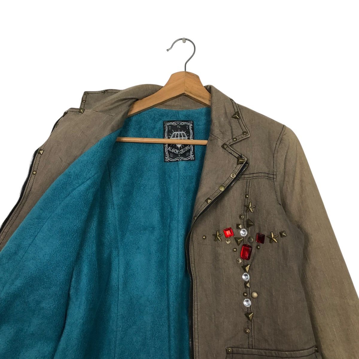 Japanese Brand 🔥CHORE BIKER JACKET ZIPPER ALGONQUINS HYSTERIC GLAMOUR Size US S / EU 44-46 / 1 - 14 Thumbnail