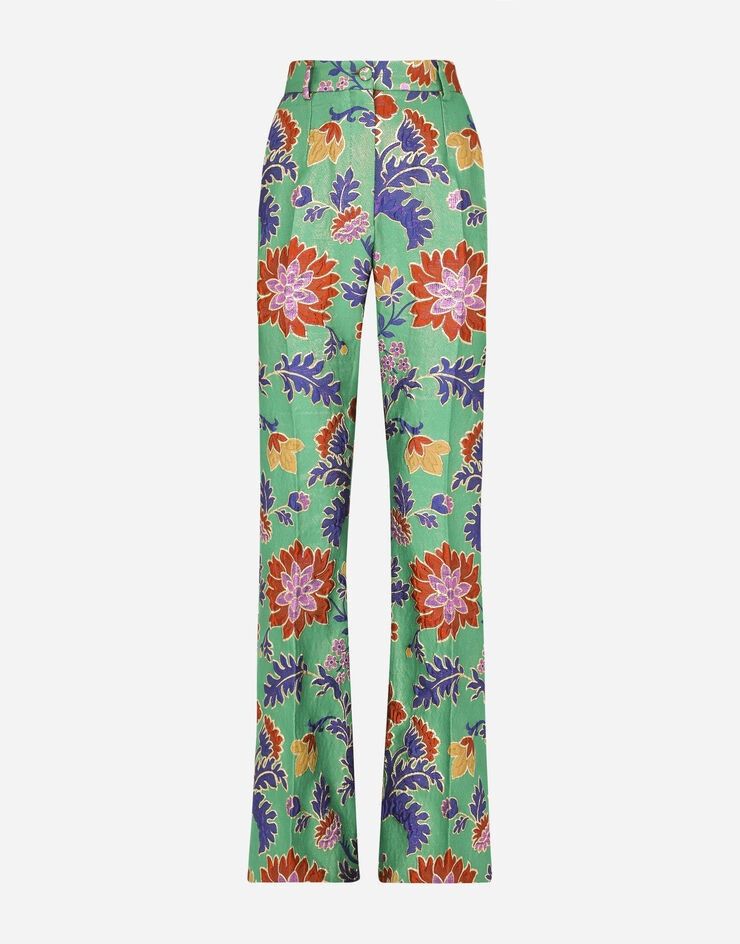 Dolce & Gabbana o1y0925 Casual Pant in Multicolor Size 26" / US 2 / IT 38 - 1 Thumbnail