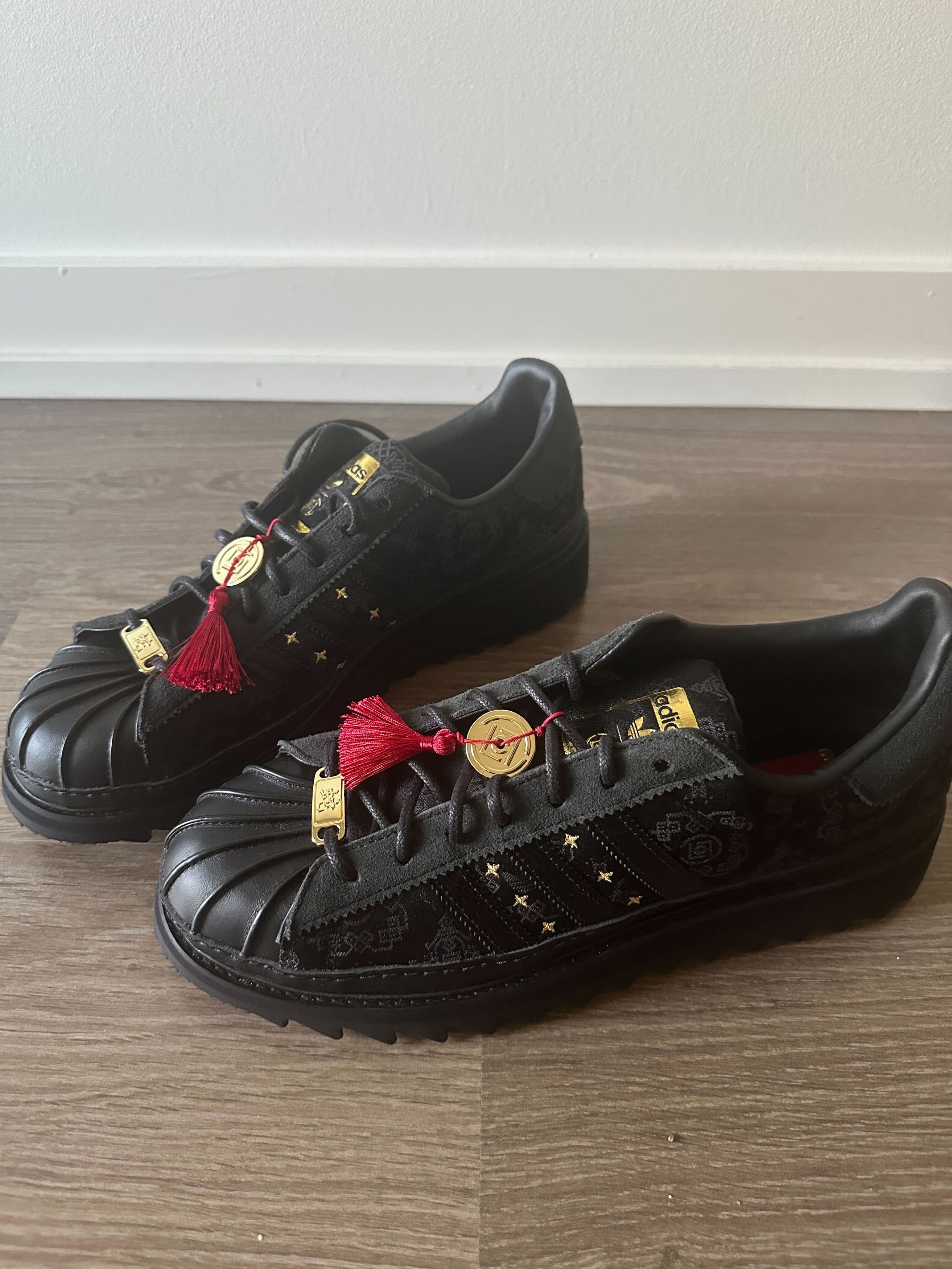 Adidas  CLOT Lunar New Year Superstar Sneakers | Grailed