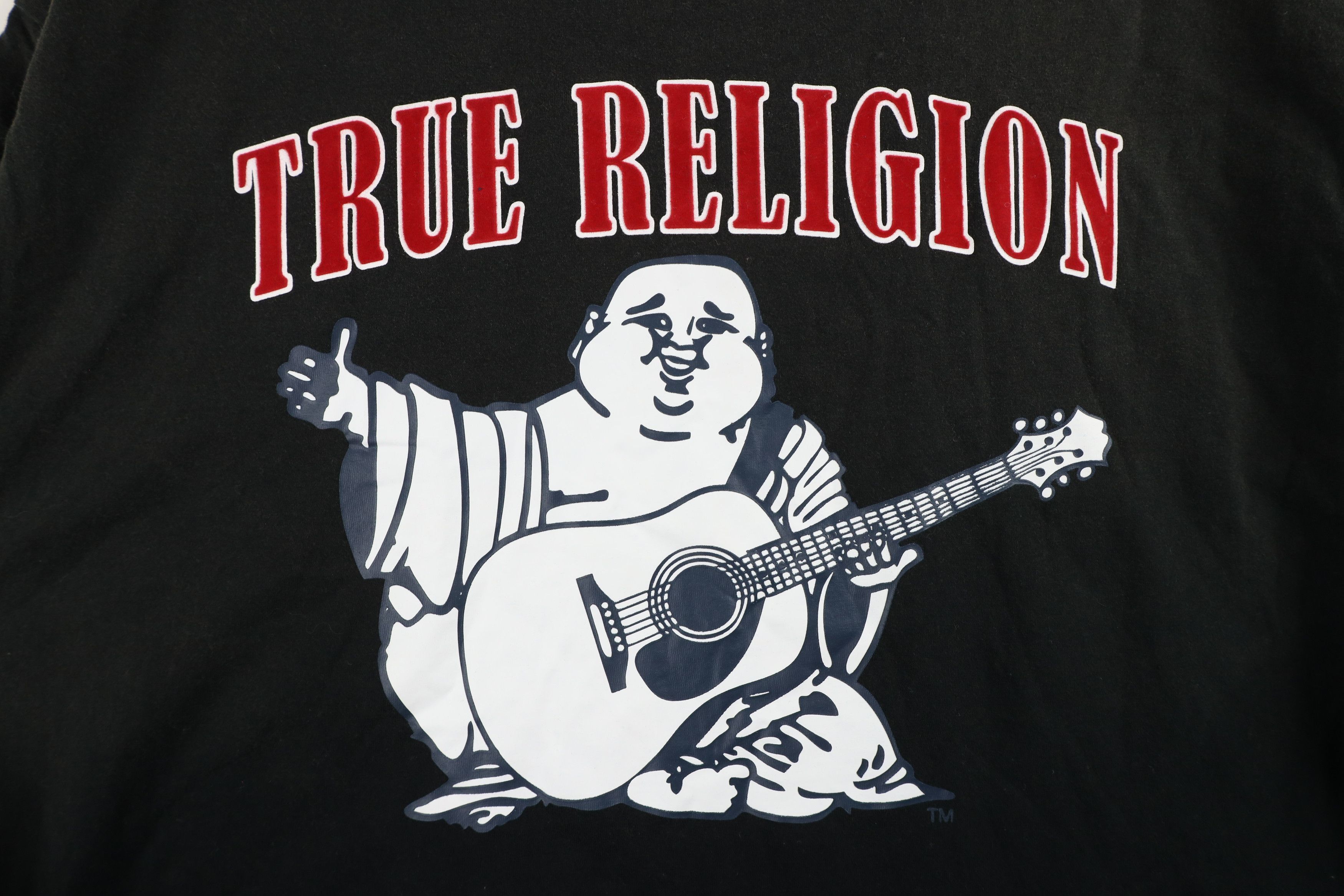 True Religion × Vintage True Religion Spell Out Big Logo Short Sleeve T-Shirt Size US XXL / EU 58 / 5 - 10 Thumbnail