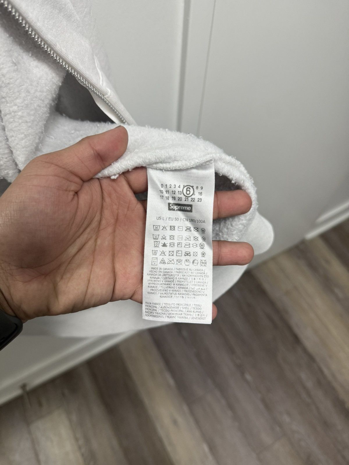Supreme Supreme × MM6 Zip Up Box Logo Size US L / EU 52-54 / 3 - 8 Thumbnail