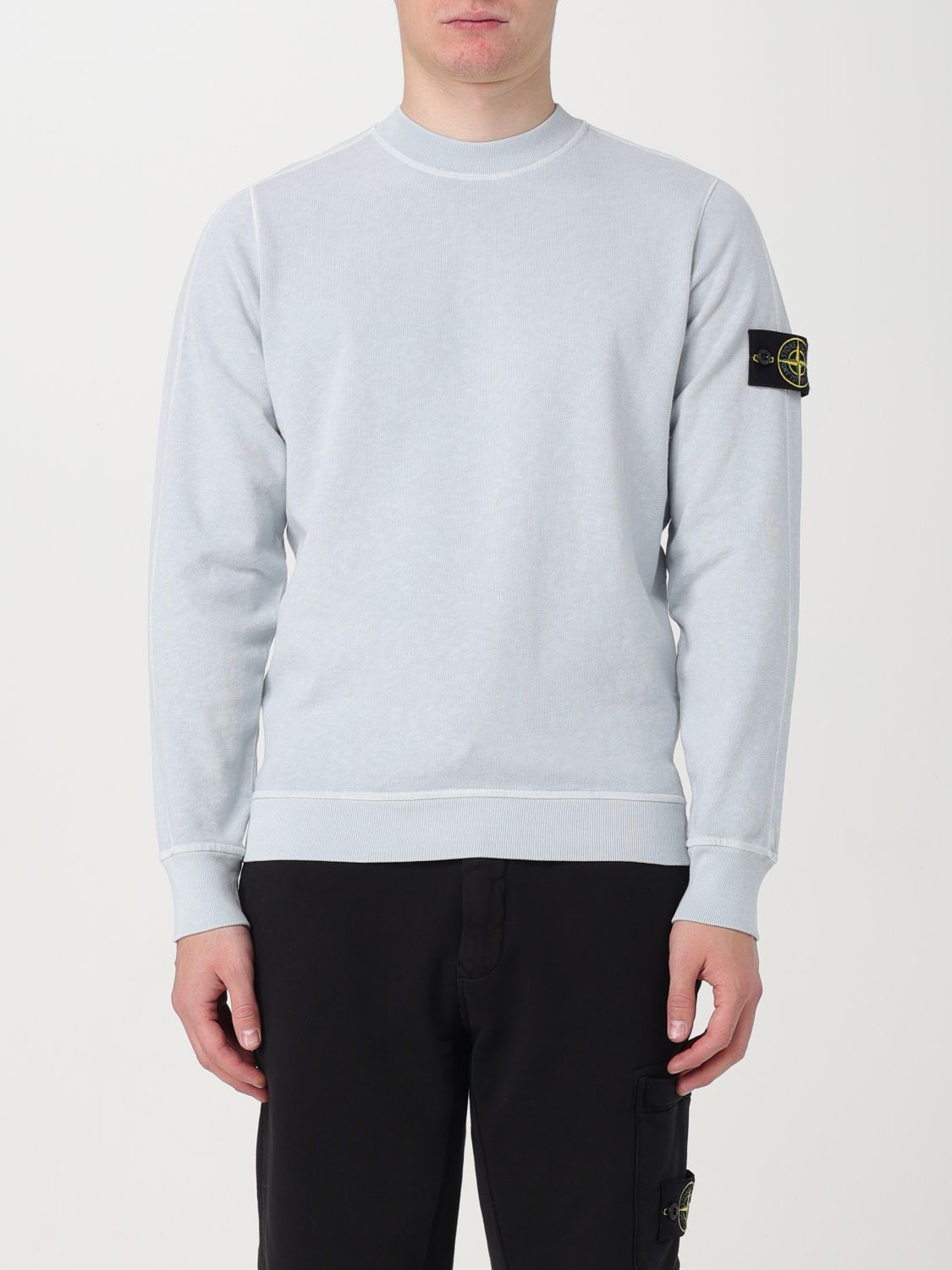 image of Stone Island Sweatshirt Men Sky (Size XL)