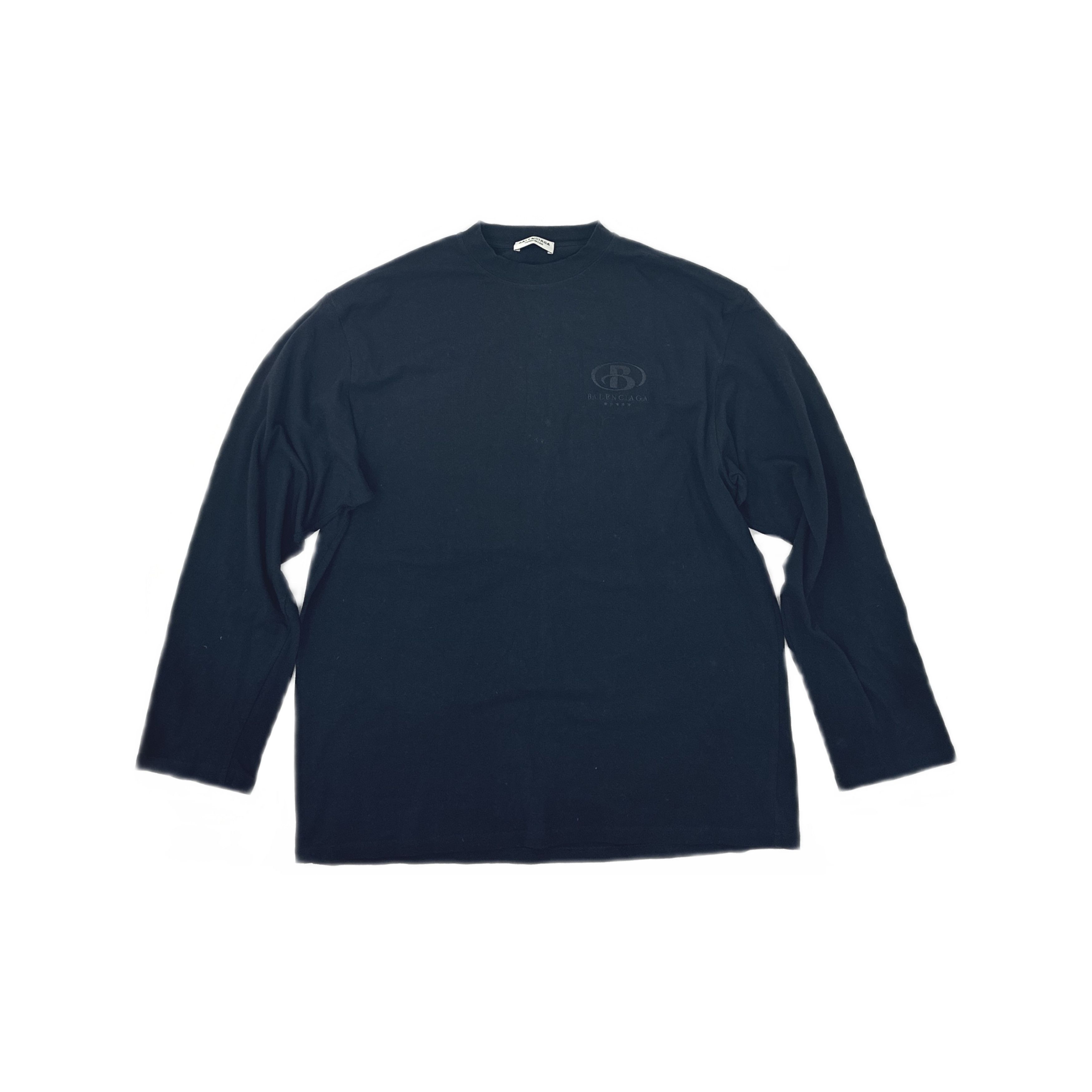 Balenciaga Balenciaga Archive Multi Logo Longsleeve Tee Shirt
