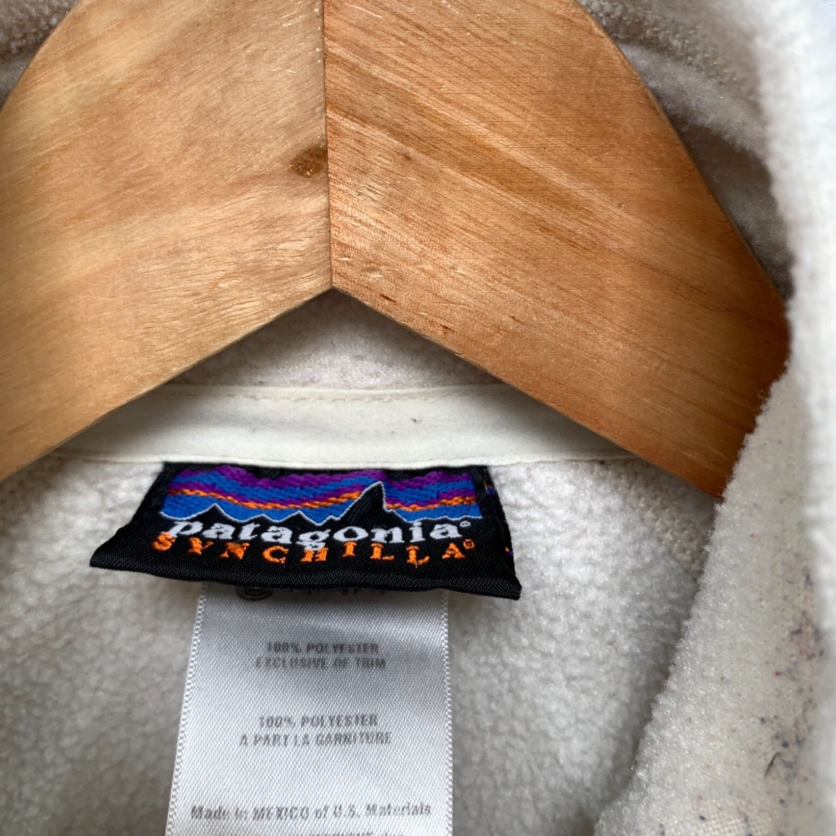 Patagonia Patagonia Vest Womens Medium Beige Synchilla FUll Zip Jacket 16.5x23 Patago​nia Synchilla Vest Full Zip Women Beige M Size M / US 6-8 / IT 42-44 - 7 Thumbnail