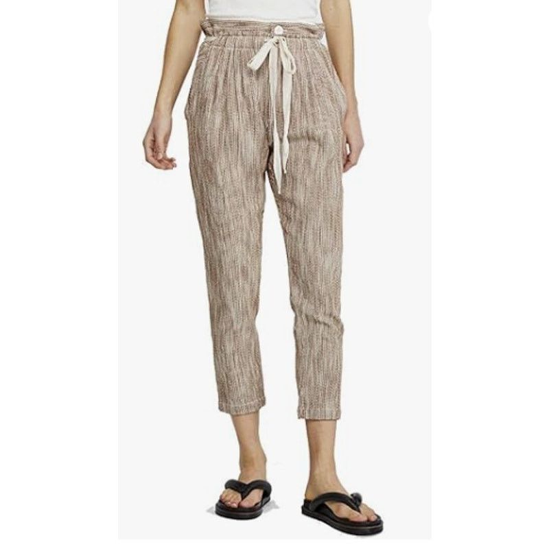 Free People Free People Light at Sunrise Cotton Knit Cropped Pants SZ 4 Size 27" / US 4 / IT 40 - 1 Thumbnail