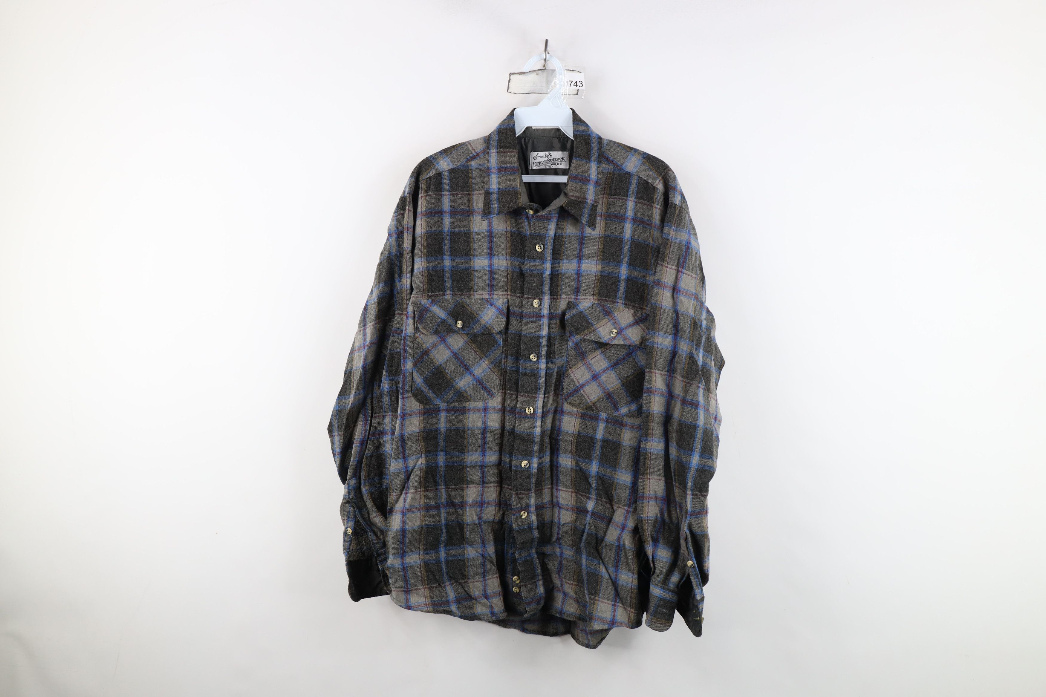 Vintage Vintage 70s 80s Streetwear Knit Single Needle Button Shirt Size US L / EU 52-54 / 3 - 1 Thumbnail