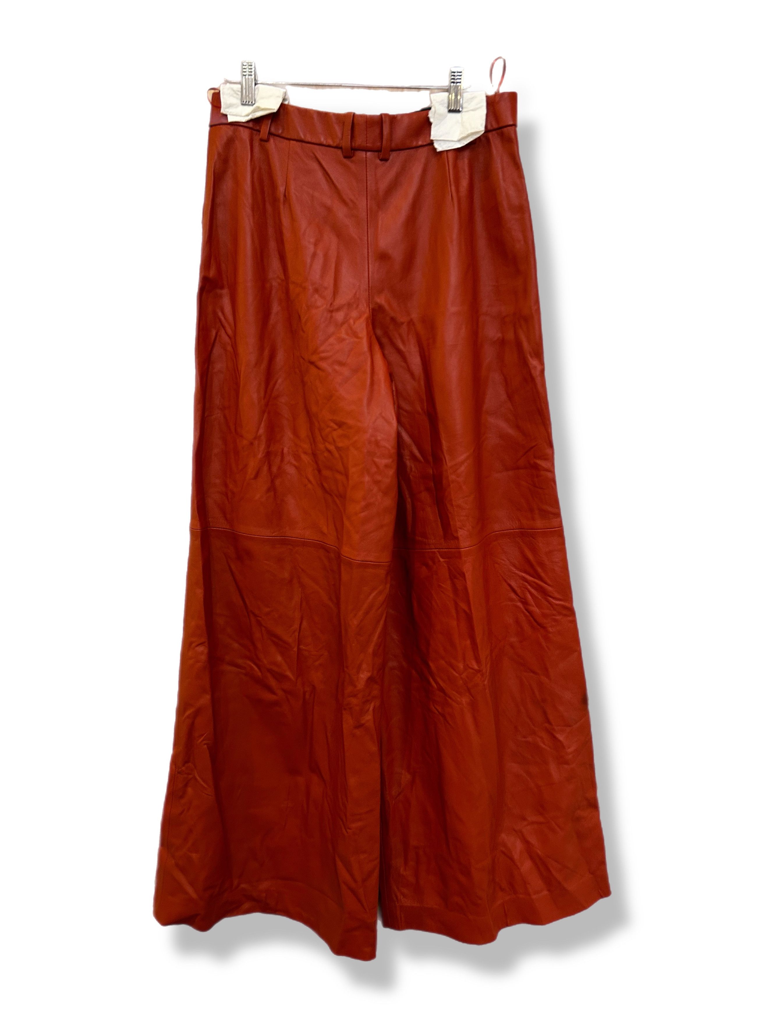 Joseph Joseph Wide-leg Lambskin Leather Trouser Size 27" / US 4 / IT 40 - 3 Thumbnail