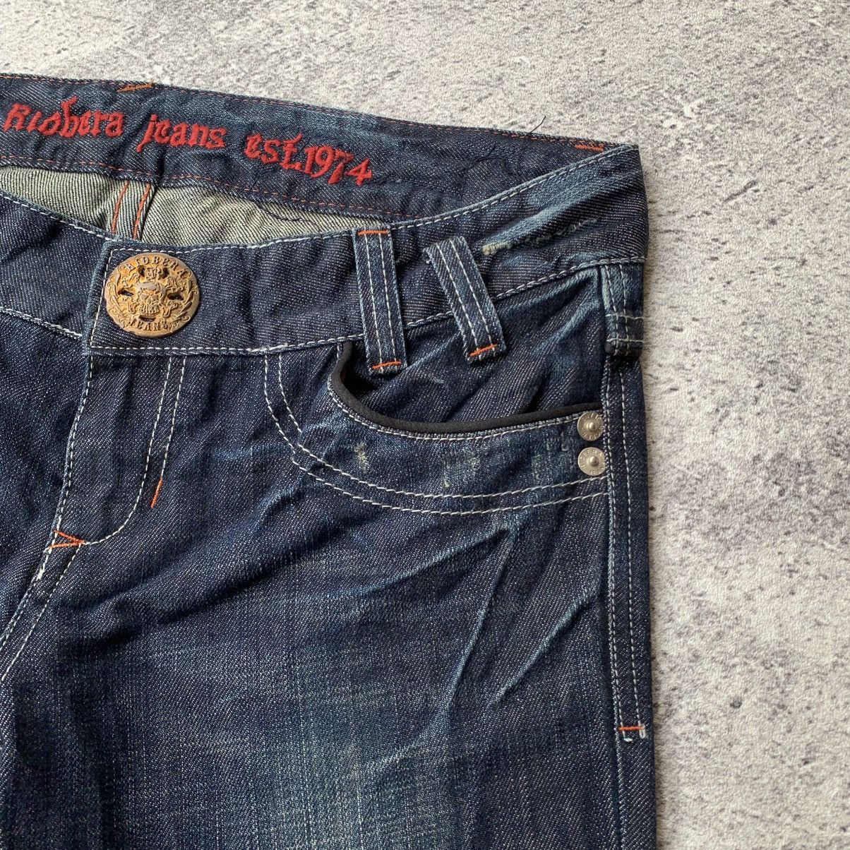 Japanese Brand Vintage Riobera Distressed Flare Denim Jeans Size US 33 - 9 Thumbnail