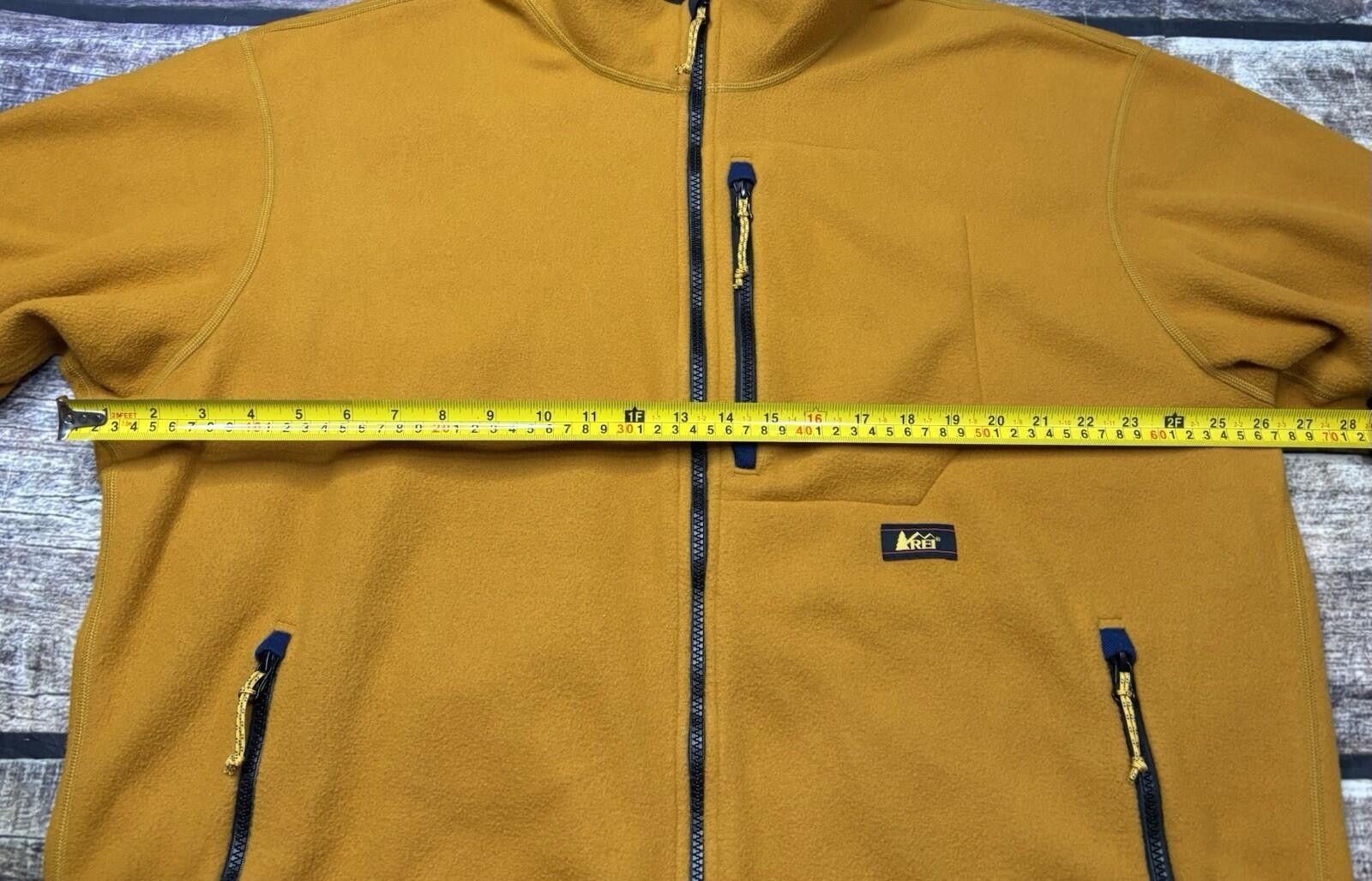 Other Rei Co-op Jacket Mens XL Polartec Fleece Full Zip Mustard Size US XL / EU 56 / 4 - 10 Thumbnail