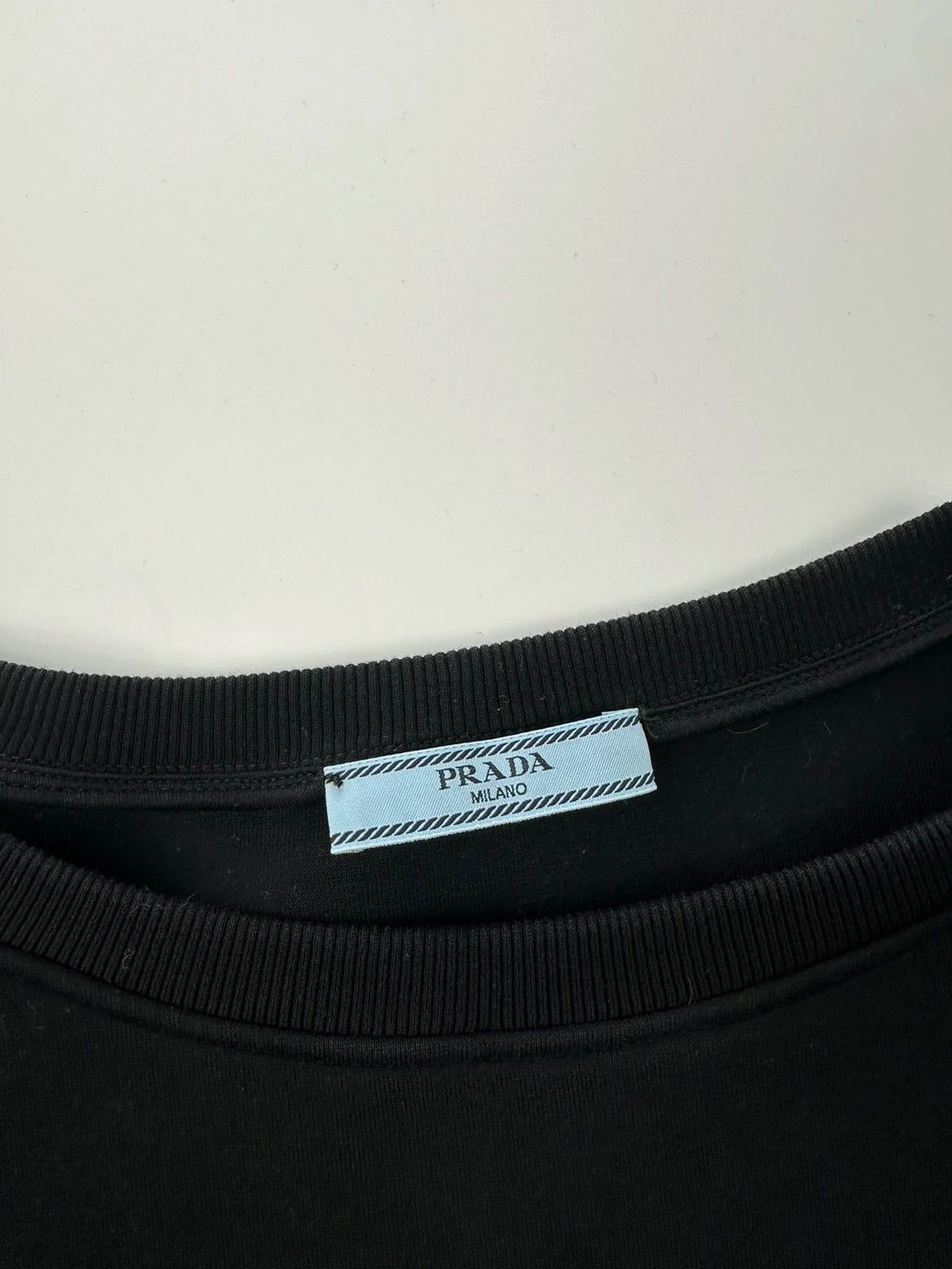 Prada Prada Milano SS2018 Crop Black Sweater Pockets Size M / US 6-8 / IT 42-44 - 4 Thumbnail
