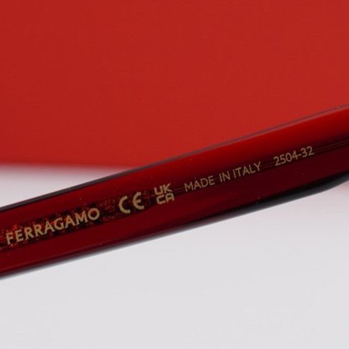 Salvatore Ferragamo Salvatore Ferragamo SF2989 616 Eyeglasses Red 51mm Cat Eye Size ONE SIZE - 3 Thumbnail