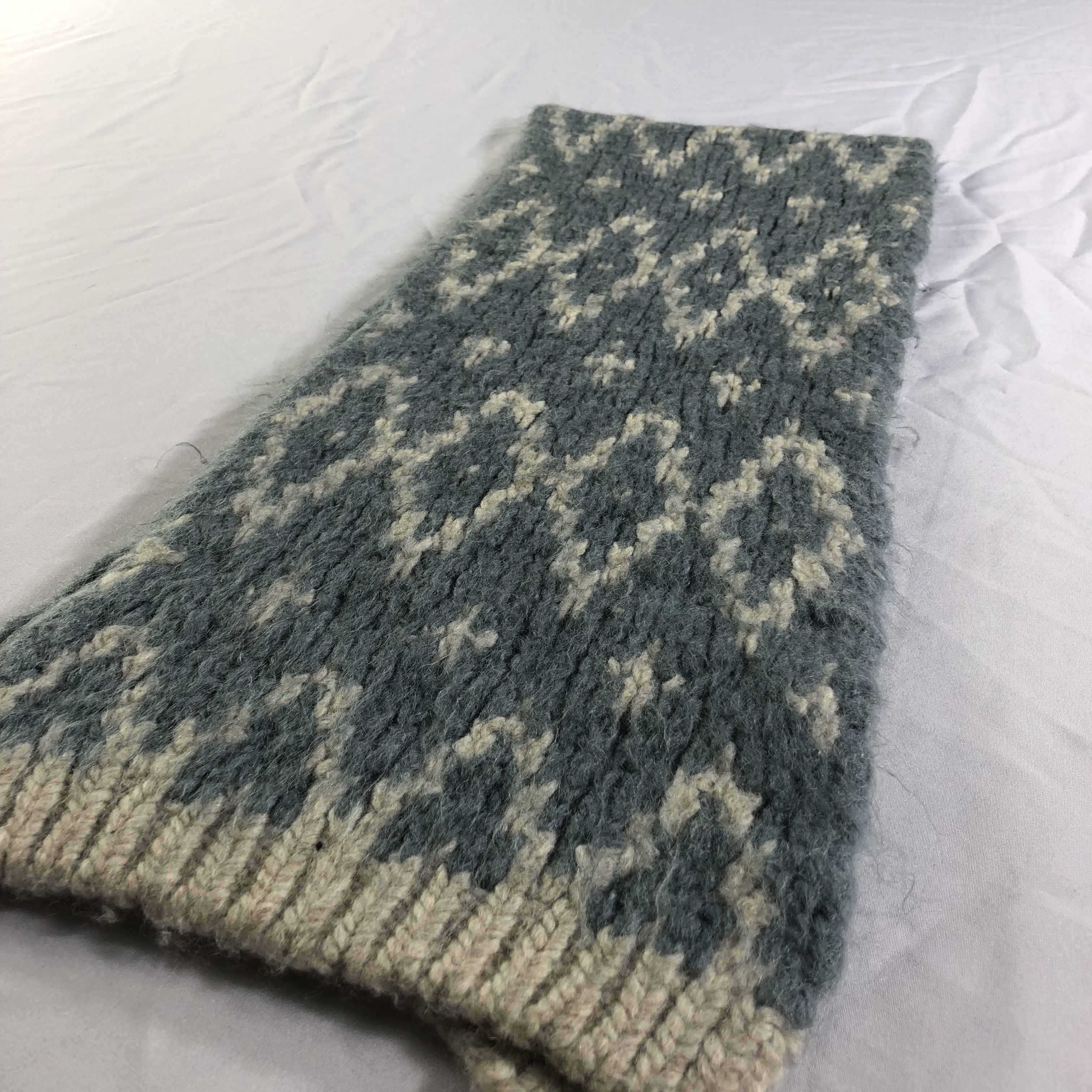 Vintage Max Mara Wool Scarf Muffler Neckwear V2262 Size ONE SIZE - 2 Thumbnail
