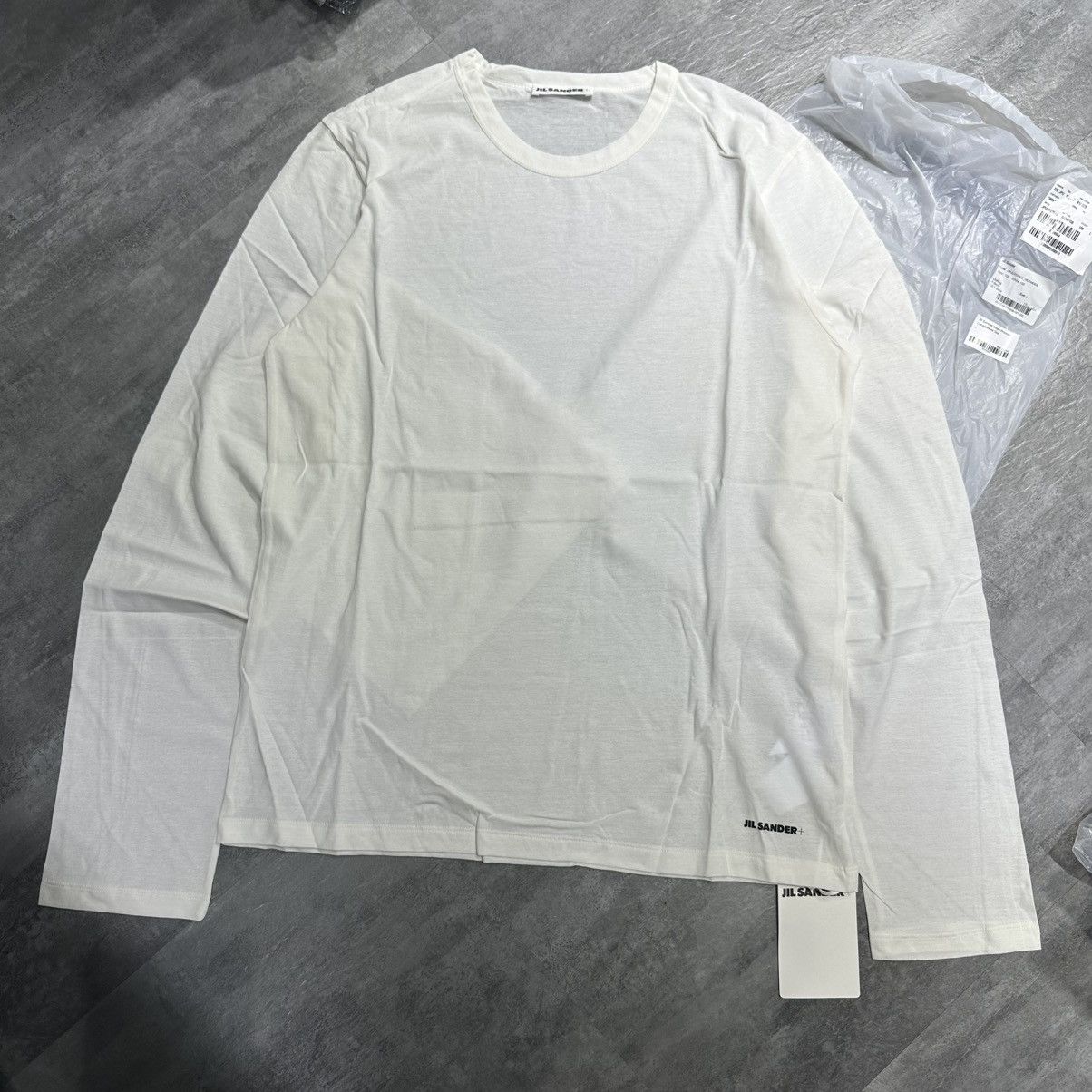 Jil Sander Jil Sander Logo Printed Longsleeve Tee Size US L / EU 52-54 / 3 - 1 Thumbnail