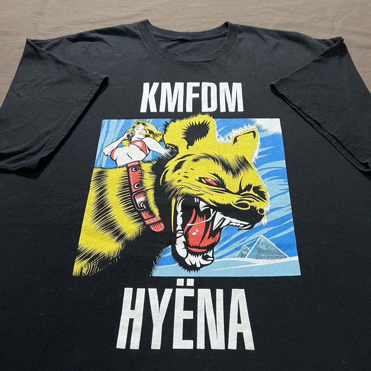 Band Tees KMFDM Hyëna Tour Promo Tee 2XL Industrial Rock Size US XXL / EU 58 / 5 - 2 Thumbnail
