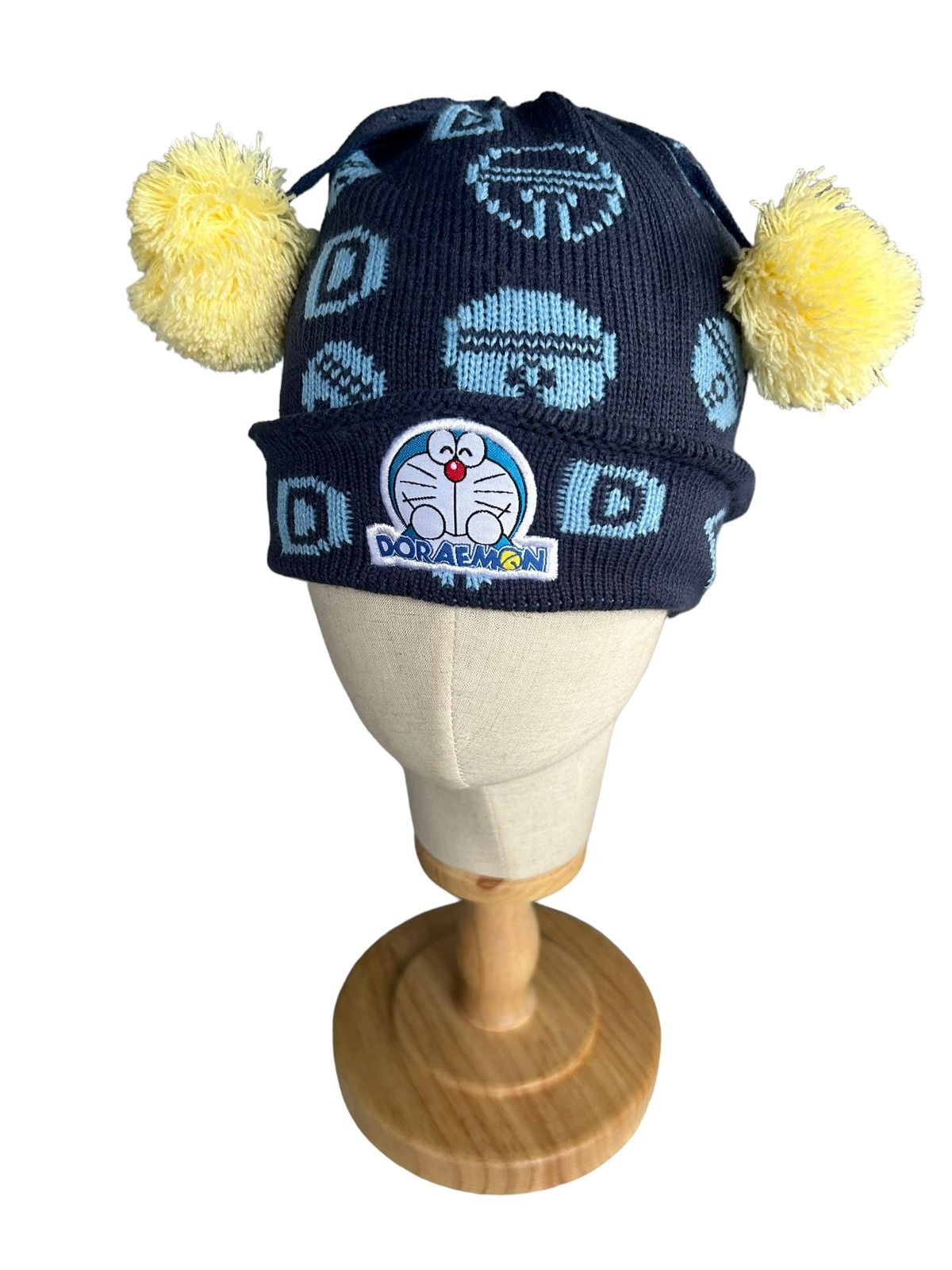 Vintage DORAEMON Full Print Beanie Hats