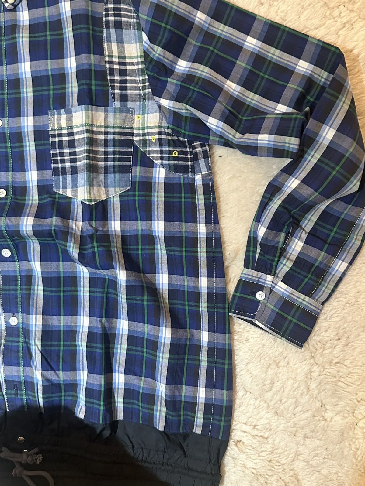Sacai Blue Pattern Sacai Shirt Size US L / EU 52-54 / 3 - 2 Thumbnail