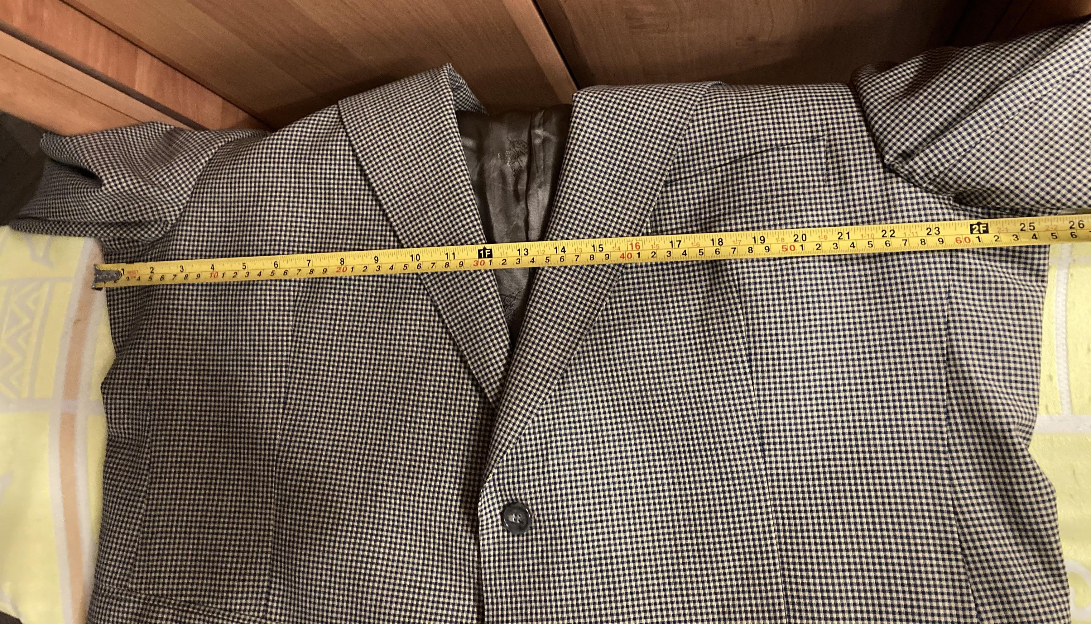 Burberry × Burberry Prorsum × Vintage Vintage Burberry Prorsum Checked Classic Blazer Size US XL / EU 56 / 4 - 14 Thumbnail