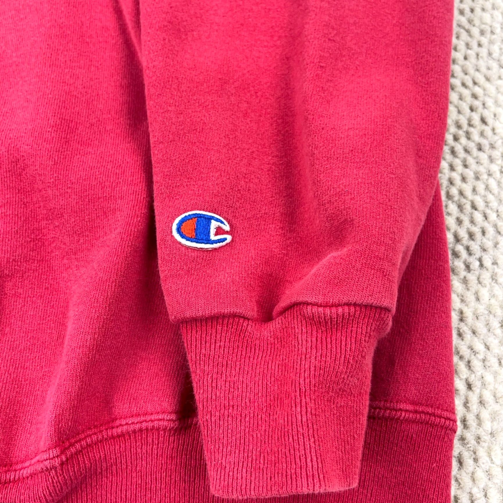 Champion Vintage Champion Sweatshirt Men XXL Red Crewneck Olympics Staff 1996 90s Faded Size US XXL / EU 58 / 5 - 4 Thumbnail