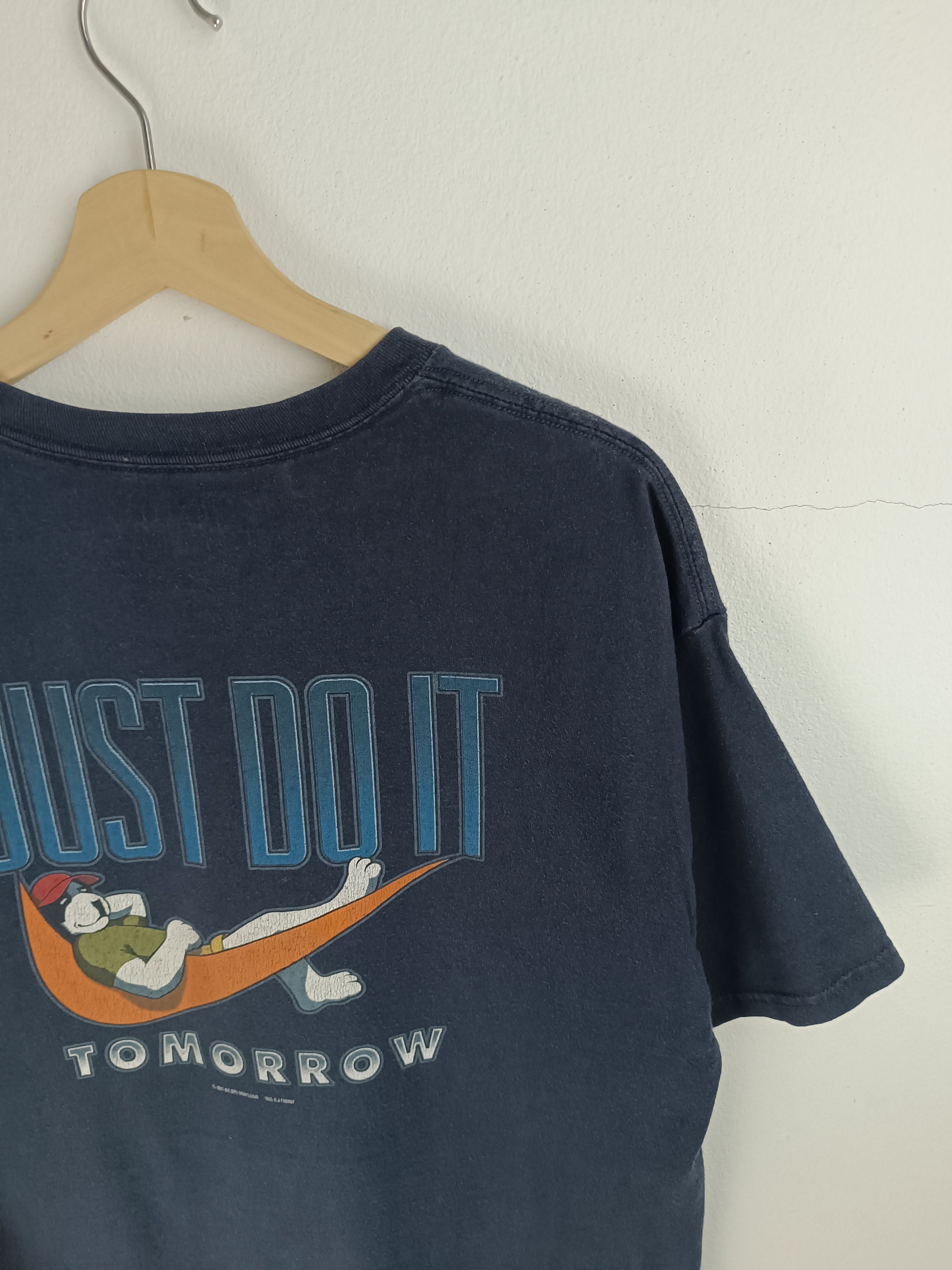 Vintage VINTAGE JUST DO IT TOMMOROW FUNNY DOG ADULT NIKE PARODY TEE Size US L / EU 52-54 / 3 - 6 Thumbnail