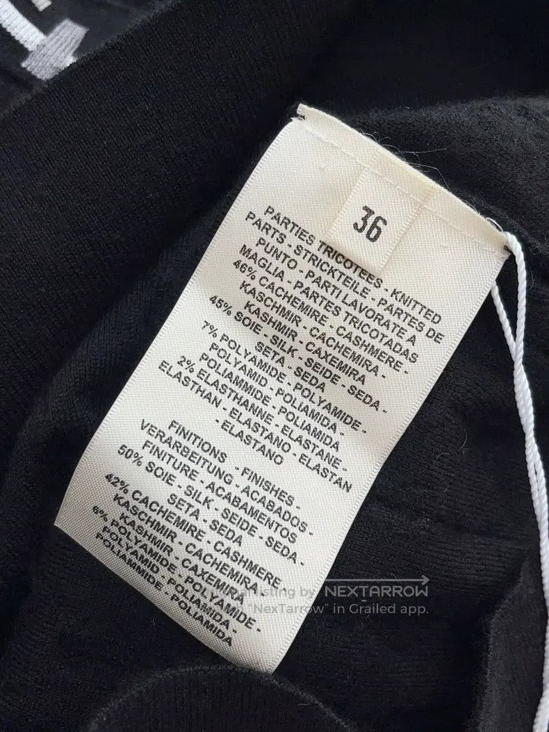 Hermes Hermes Black Lock Chain Dark Pattern Texture Long Sleeve S Size XS / US 0-2 / IT 36-38 - 5 Thumbnail