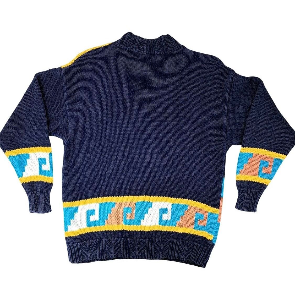 Vintage Vintage Sakura Sport Sweater Geometric Aztec Southwest Knit Size L / US 10 / IT 46 - 5 Thumbnail