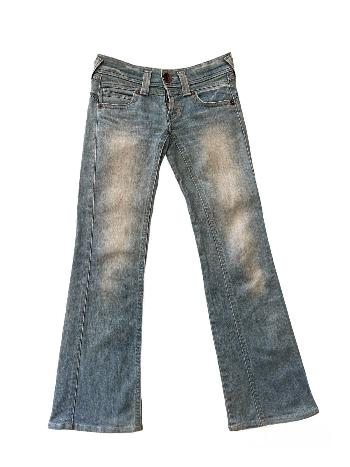90’s FLARE JEANS STREET FASHION LOW RISE BOOT CUT