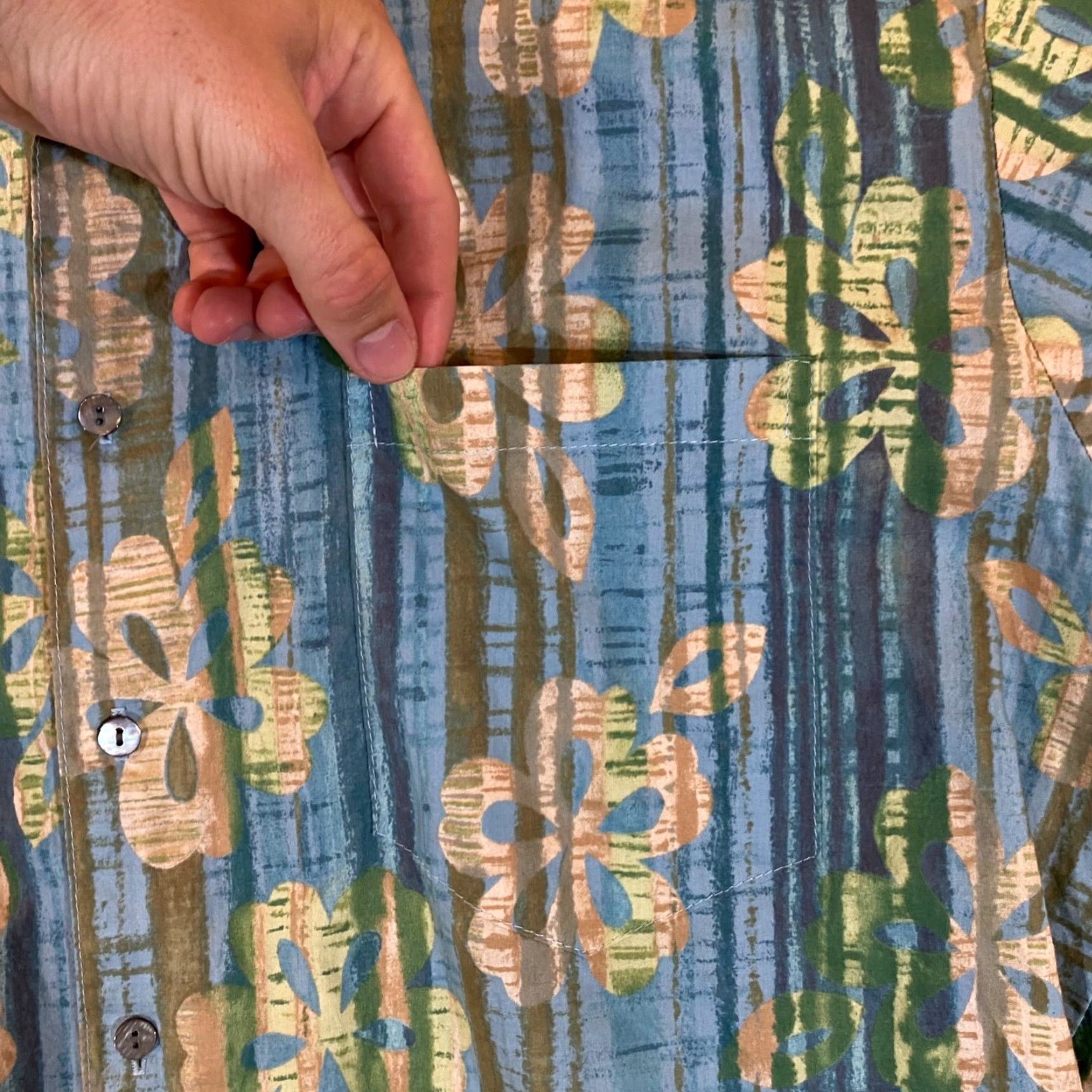 Tori Richard VINTAGE Tori Richard Shirt Mens Large Hawaiian Floral Cotton Button-Up Casual Summer Mens Size US L / EU 52-54 / 3 - 6 Thumbnail