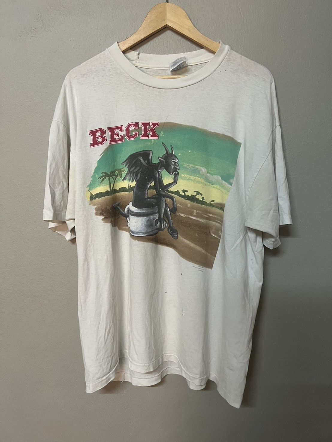Vintage Vintage beck devil hair cut 1998 Size US XL / EU 56 / 4 - 1 Thumbnail