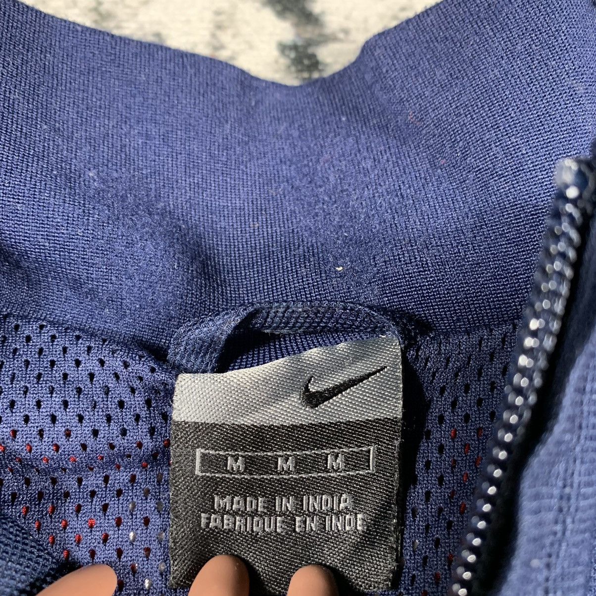 Nike × Vintage Vintage 90’s Nike USA Big Logo Football Zip Jacket Rare Size US XL / EU 56 / 4 - 13 Thumbnail