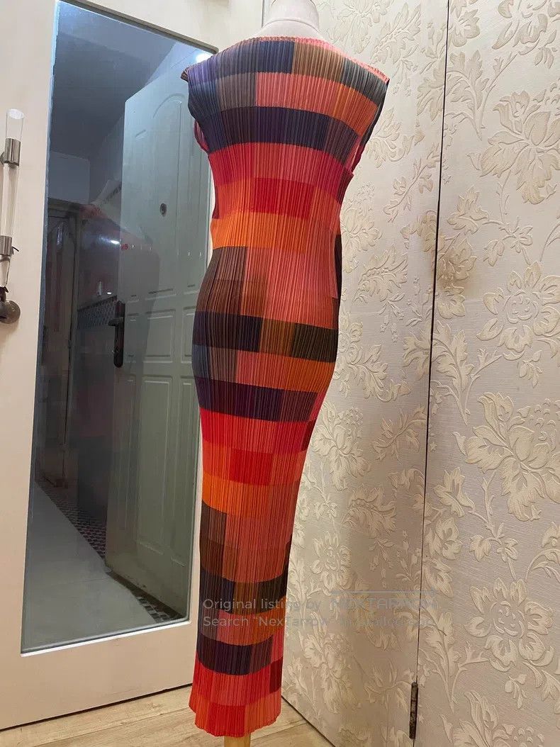 Issey Miyake Issey Miyake Mosaic Dress Size L / US 10 / IT 46 - 4 Thumbnail