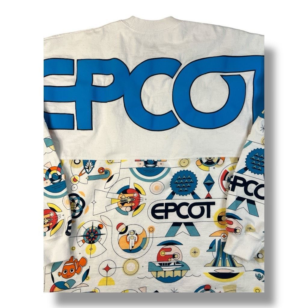 Disney Disney Epcot Reimagined Oversized Spirt Jersey Size Extra Sm Size XS / US 0-2 / IT 36-38 - 8 Thumbnail