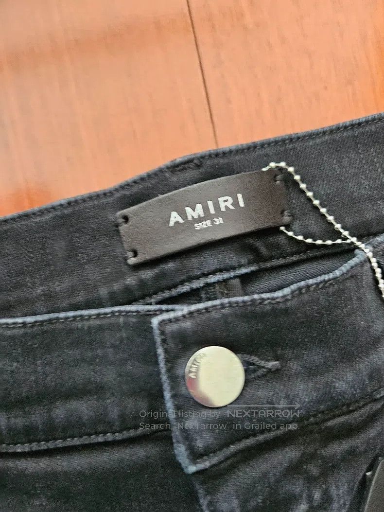Amiri Amiri Classic Retro Knit Patchwork Jeans Size US 31 - 2 Thumbnail