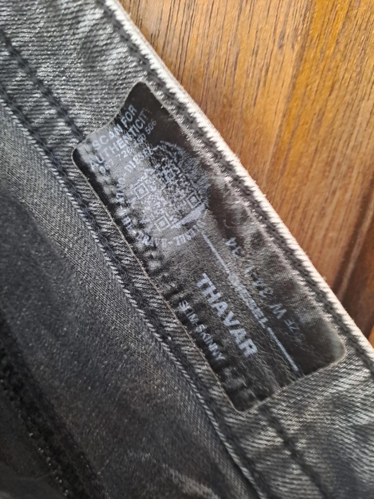 Diesel Diesel Thavar Dna Grey Jeans Mens Size 34/34 Distressed Slim Size US 34 / EU 50 - 5 Thumbnail
