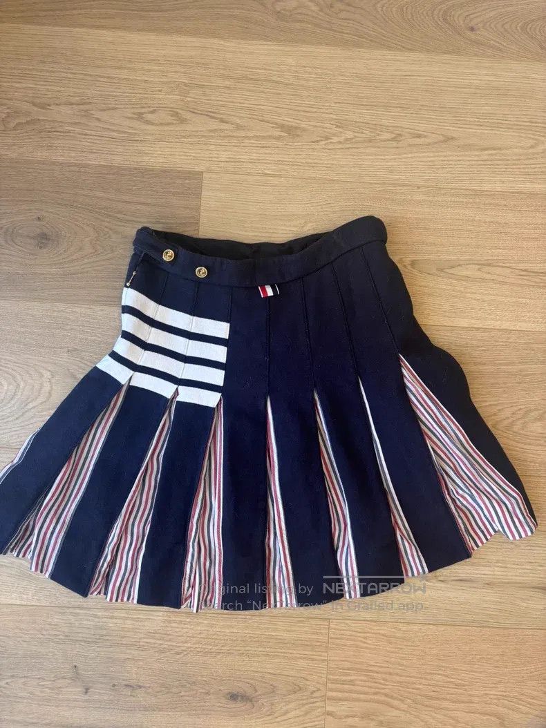Thom Browne Thom Browne Navy Short Skirt Size 27" / US 4 / IT 40 - 1 Thumbnail