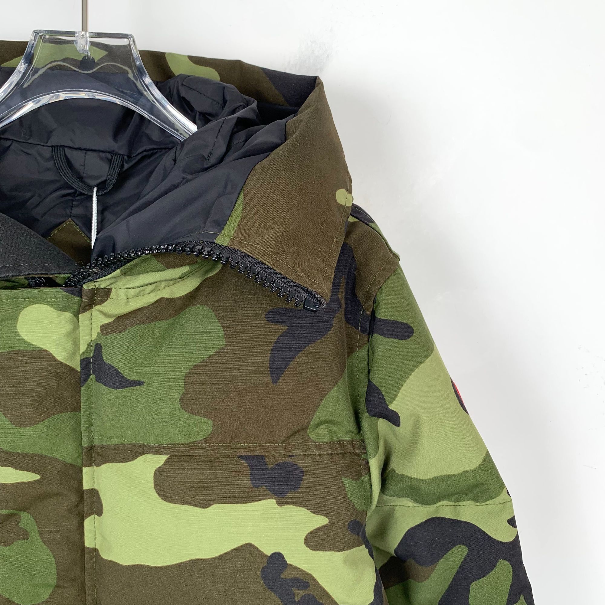 Moncler Canada Goose Camouflage Hooded Down Jacket XS Size US XS / EU 42 / 0 - 8 Thumbnail