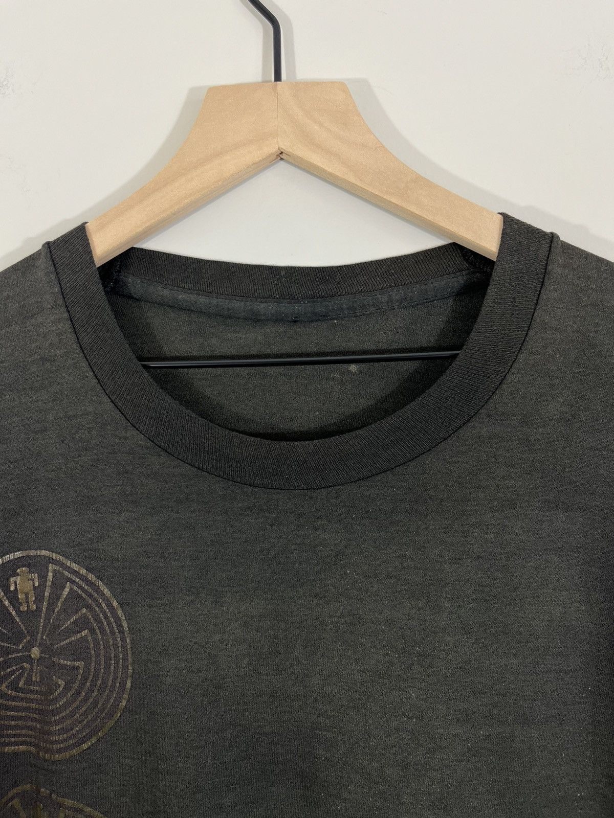 Vintage Single Stitch Alien Crop Circle Faded Thrashed Tee Size US XL / EU 56 / 4 - 4 Thumbnail