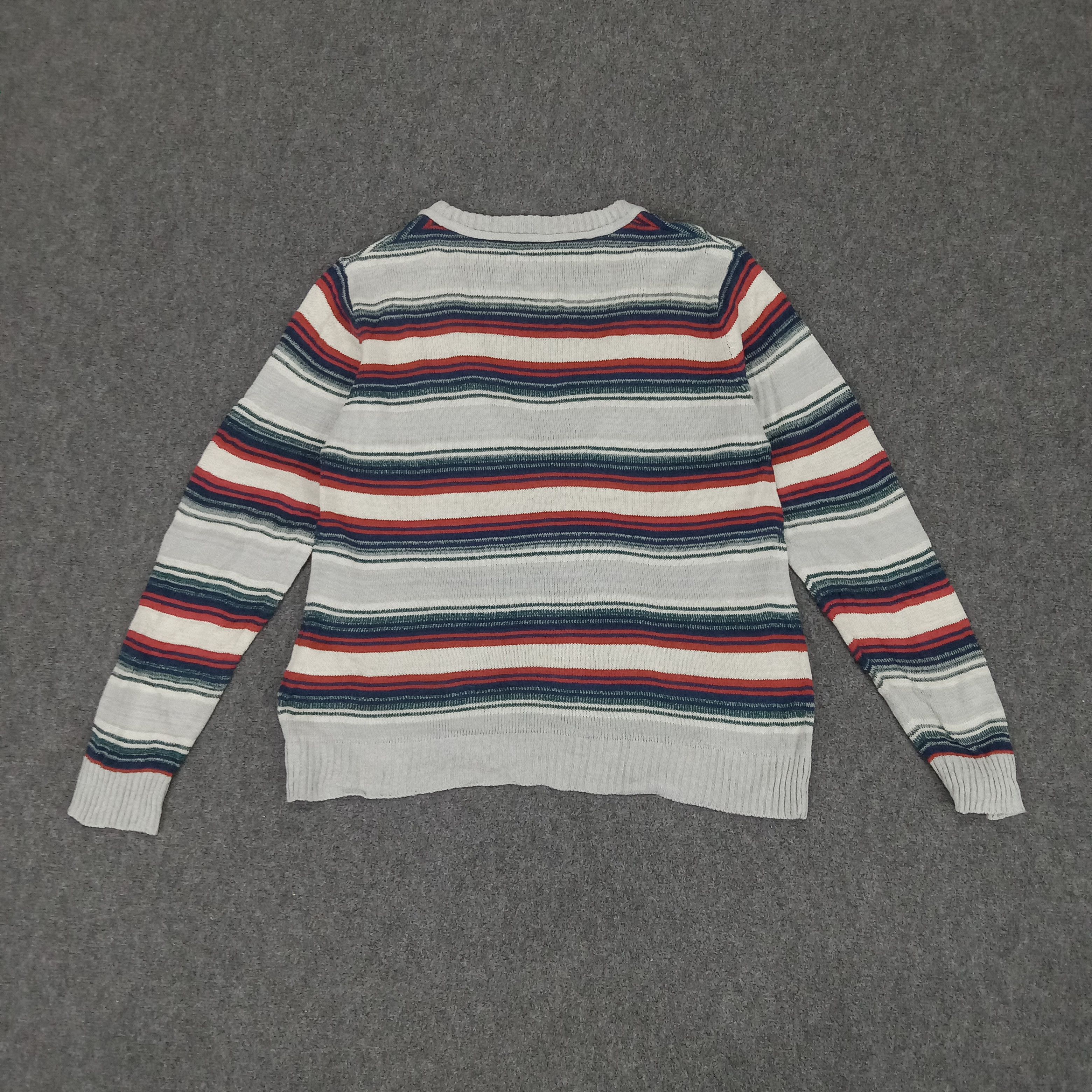 Vintage Sorri Dere Striped Cardigan Sweater Size M / US 6-8 / IT 42-44 - 4 Thumbnail