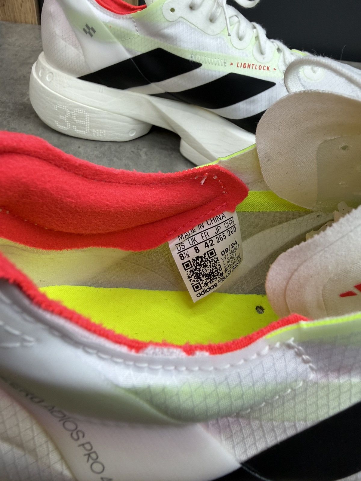 Adidas Adidas Adizero Adios Pro 4 Sneakers Size US 8.6 Size US 8.5 / EU 41-42 - 10 Thumbnail