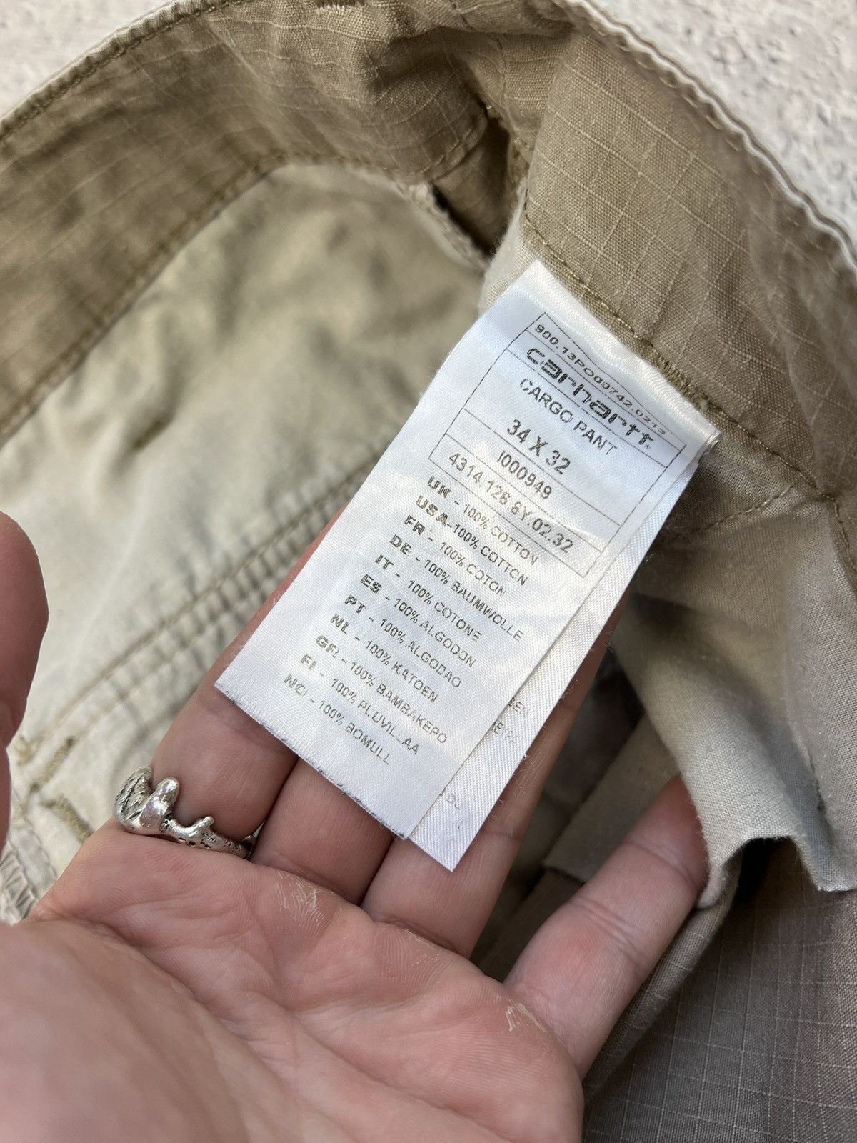 Carhartt × Vintage Vintage Y2K pants Carhartt Wip cargo Baggy watanage faded Size US 34 / EU 50 - 9 Thumbnail