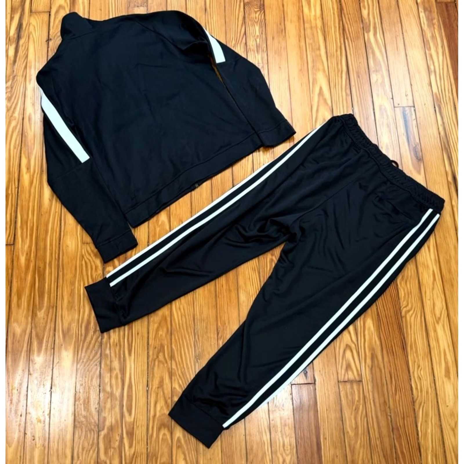 Nike VINTAGE Nike Sportswear Club Poly-Knit Tracksuit Men’s Size Medium/XL Jacket Pants Set Size 40R - 2 Thumbnail