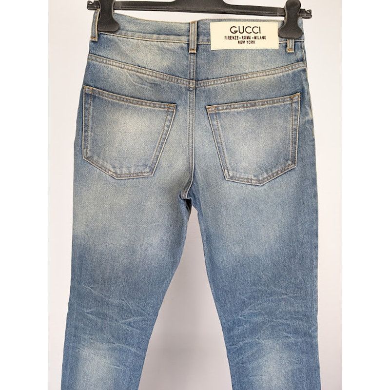 Gucci o1rshd1 Eco Washed Org Denim in Blue Size US 30 / EU 46 - 11 Thumbnail