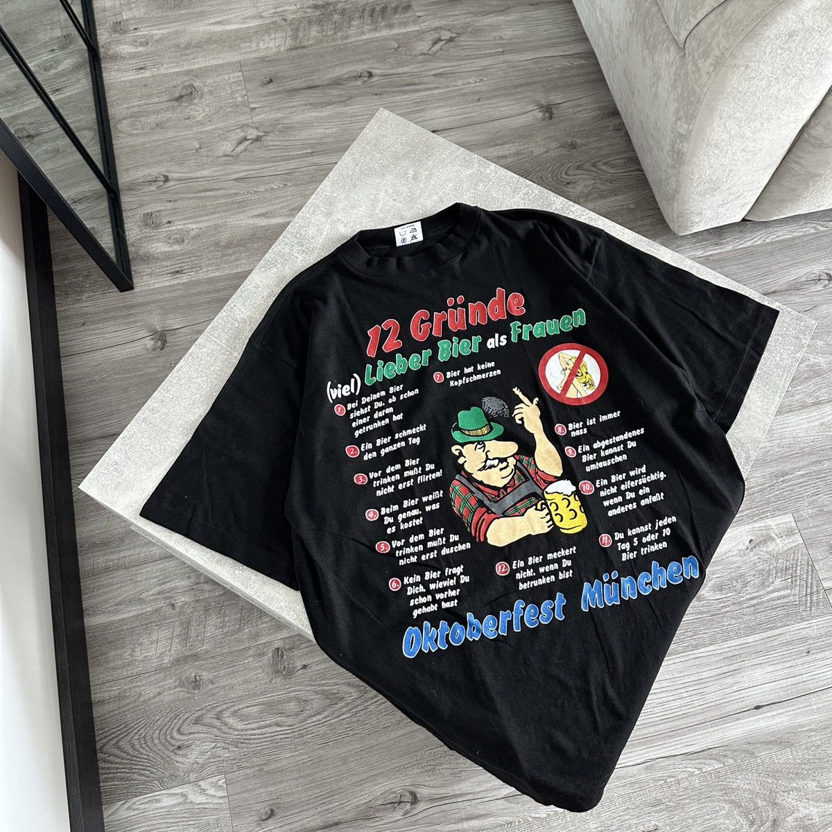 Vintage Vintage 90s Octoberfest beer tee festival Germany y2k humor Size US XL / EU 56 / 4 - 3 Thumbnail