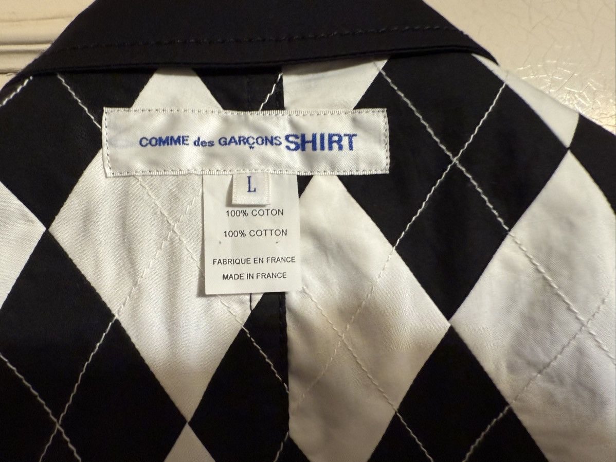 Comme des Garcons SHIRT Comme des Garçons Shirt Black Single Breasted Blazer Size 42R - 6 Thumbnail