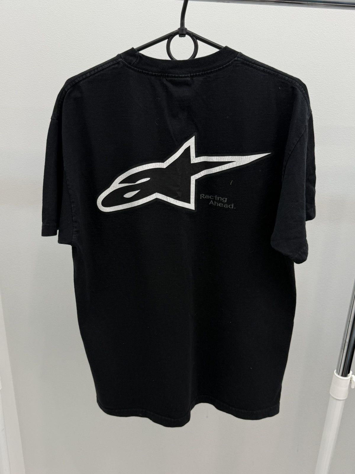 Alpinestars Vintage Alpinestars Y2K Central Logo Printed T-shirt Tee Size US L / EU 52-54 / 3 - 2 Thumbnail